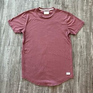 Light Maroon Hollister Longline T-Shirt